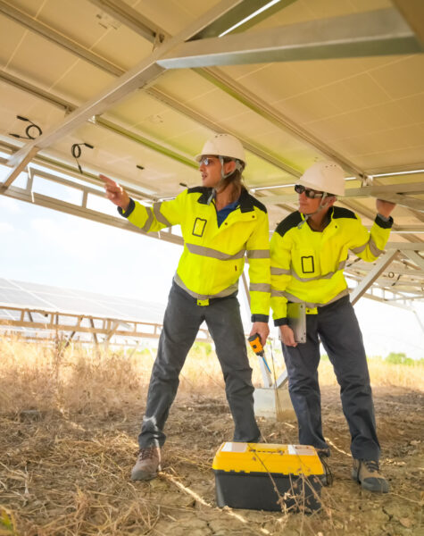 Renewable Energy Eco Technology Electric Power. Worker assemble energy system with solar panel for electricity.(Multiple values) Renewable Energy Eco Technology Electric Power. Worker assemble energy system with solar panel for electricity.(Multiple values)